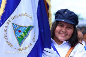 Caminata rumbo a la Hacienda San Jacinto para celebrar las batallas por la soberanía e independencia