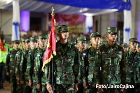 Acto del 44 Aniversario del Ejército de Nicaragua