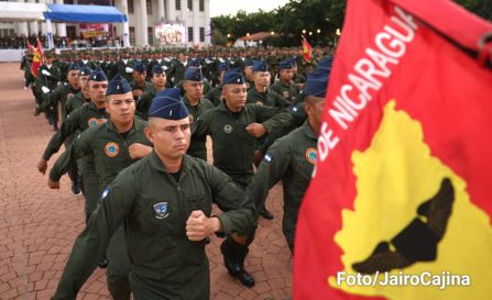 Acto del 44 Aniversario del Ejército de Nicaragua