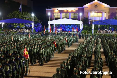 Acto del 44 Aniversario del Ejército de Nicaragua