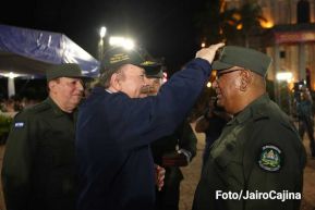 Acto del 44 Aniversario del Ejército de Nicaragua
