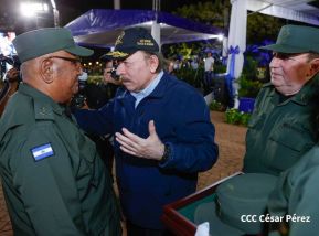 Acto del 44 Aniversario del Ejército de Nicaragua