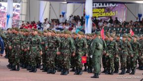 Acto del 44 Aniversario del Ejército de Nicaragua