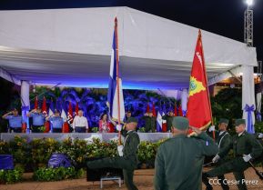 Acto del 44 Aniversario del Ejército de Nicaragua