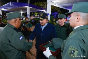 Acto del 44 Aniversario del Ejército de Nicaragua