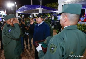 Acto del 44 Aniversario del Ejército de Nicaragua