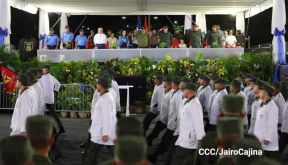 Desfile “Pueblo Ejército” en honor a los 44 años de su fundación del Ejército de Nicaragua