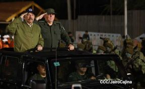 Desfile “Pueblo Ejército” en honor a los 44 años de su fundación del Ejército de Nicaragua