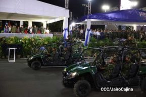 Desfile “Pueblo Ejército” en honor a los 44 años de su fundación del Ejército de Nicaragua