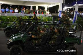 Desfile “Pueblo Ejército” en honor a los 44 años de su fundación del Ejército de Nicaragua