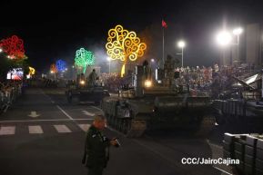 Desfile “Pueblo Ejército” en honor a los 44 años de su fundación del Ejército de Nicaragua