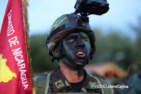 Desfile “Pueblo Ejército” en honor a los 44 años de su fundación del Ejército de Nicaragua
