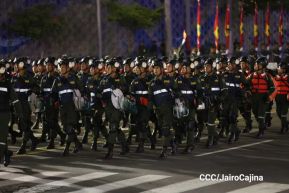 Desfile “Pueblo Ejército” en honor a los 44 años de su fundación del Ejército de Nicaragua