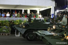 Desfile “Pueblo Ejército” en honor a los 44 años de su fundación del Ejército de Nicaragua