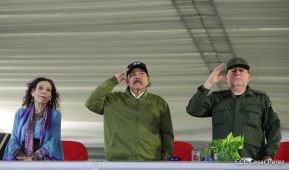 Desfile “Pueblo Ejército” en honor a los 44 años de su fundación del Ejército de Nicaragua