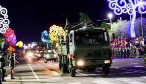 Desfile “Pueblo Ejército” en honor a los 44 años de su fundación del Ejército de Nicaragua