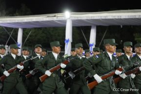 Desfile “Pueblo Ejército” en honor a los 44 años de su fundación del Ejército de Nicaragua