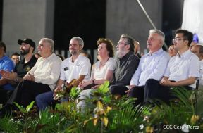Desfile “Pueblo Ejército” en honor a los 44 años de su fundación del Ejército de Nicaragua