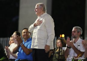 Desfile “Pueblo Ejército” en honor a los 44 años de su fundación del Ejército de Nicaragua