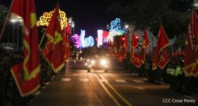 Desfile “Pueblo Ejército” en honor a los 44 años de su fundación del Ejército de Nicaragua