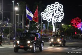 Desfile “Pueblo Ejército” en honor a los 44 años de su fundación del Ejército de Nicaragua