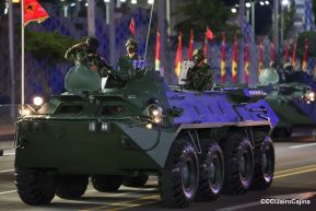 Desfile “Pueblo Ejército” en honor a los 44 años de su fundación del Ejército de Nicaragua