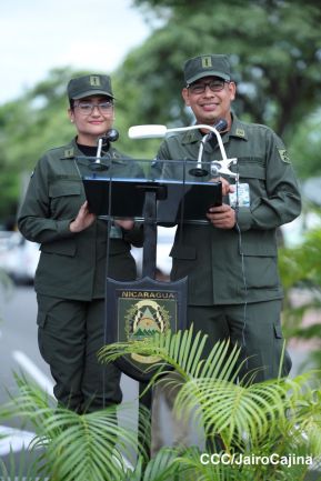 Desfile “Pueblo Ejército” en honor a los 44 años de su fundación del Ejército de Nicaragua