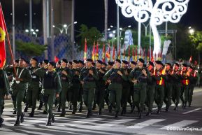 Desfile “Pueblo Ejército” en honor a los 44 años de su fundación del Ejército de Nicaragua