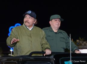 Desfile “Pueblo Ejército” en honor a los 44 años de su fundación del Ejército de Nicaragua