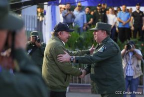Desfile “Pueblo Ejército” en honor a los 44 años de su fundación del Ejército de Nicaragua