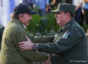 Desfile “Pueblo Ejército” en honor a los 44 años de su fundación del Ejército de Nicaragua