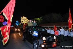 Desfile “Pueblo Ejército” en honor a los 44 años de su fundación del Ejército de Nicaragua