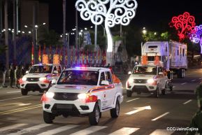 Desfile “Pueblo Ejército” en honor a los 44 años de su fundación del Ejército de Nicaragua