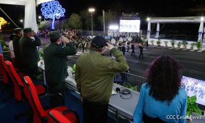 Desfile “Pueblo Ejército” en honor a los 44 años de su fundación del Ejército de Nicaragua