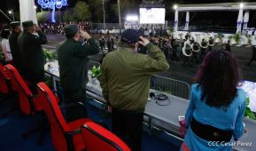 Desfile “Pueblo Ejército” en honor a los 44 años de su fundación del Ejército de Nicaragua