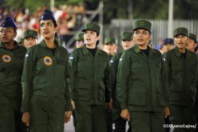 Desfile “Pueblo Ejército” en honor a los 44 años de su fundación del Ejército de Nicaragua