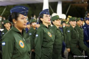 Desfile “Pueblo Ejército” en honor a los 44 años de su fundación del Ejército de Nicaragua