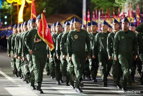 Desfile “Pueblo Ejército” en honor a los 44 años de su fundación del Ejército de Nicaragua