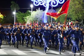 Desfile “Pueblo Ejército” en honor a los 44 años de su fundación del Ejército de Nicaragua