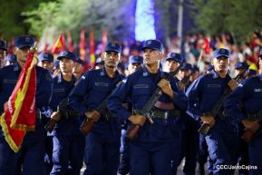 Desfile “Pueblo Ejército” en honor a los 44 años de su fundación del Ejército de Nicaragua