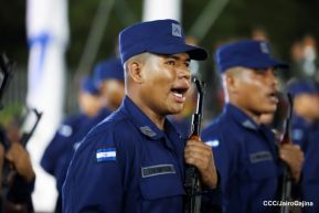 Desfile “Pueblo Ejército” en honor a los 44 años de su fundación del Ejército de Nicaragua