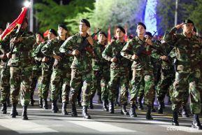 Desfile “Pueblo Ejército” en honor a los 44 años de su fundación del Ejército de Nicaragua