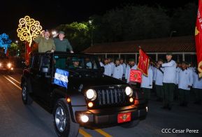 Desfile “Pueblo Ejército” en honor a los 44 años de su fundación del Ejército de Nicaragua