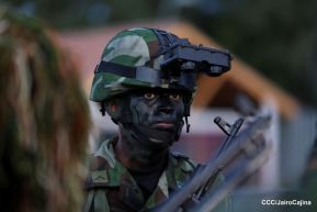 Desfile “Pueblo Ejército” en honor a los 44 años de su fundación del Ejército de Nicaragua
