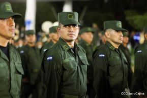 Desfile “Pueblo Ejército” en honor a los 44 años de su fundación del Ejército de Nicaragua