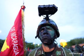 Desfile “Pueblo Ejército” en honor a los 44 años de su fundación del Ejército de Nicaragua