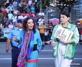 Desfile “Pueblo Ejército” en honor a los 44 años de su fundación del Ejército de Nicaragua