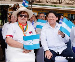 Antorcha de la Libertad Centroamericana recorre nuestra Nicaragua Bendita