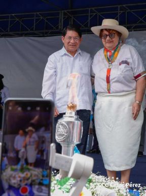 Antorcha de la Libertad Centroamericana recorre nuestra Nicaragua Bendita