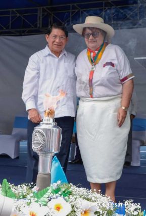 Antorcha de la Libertad Centroamericana recorre nuestra Nicaragua Bendita